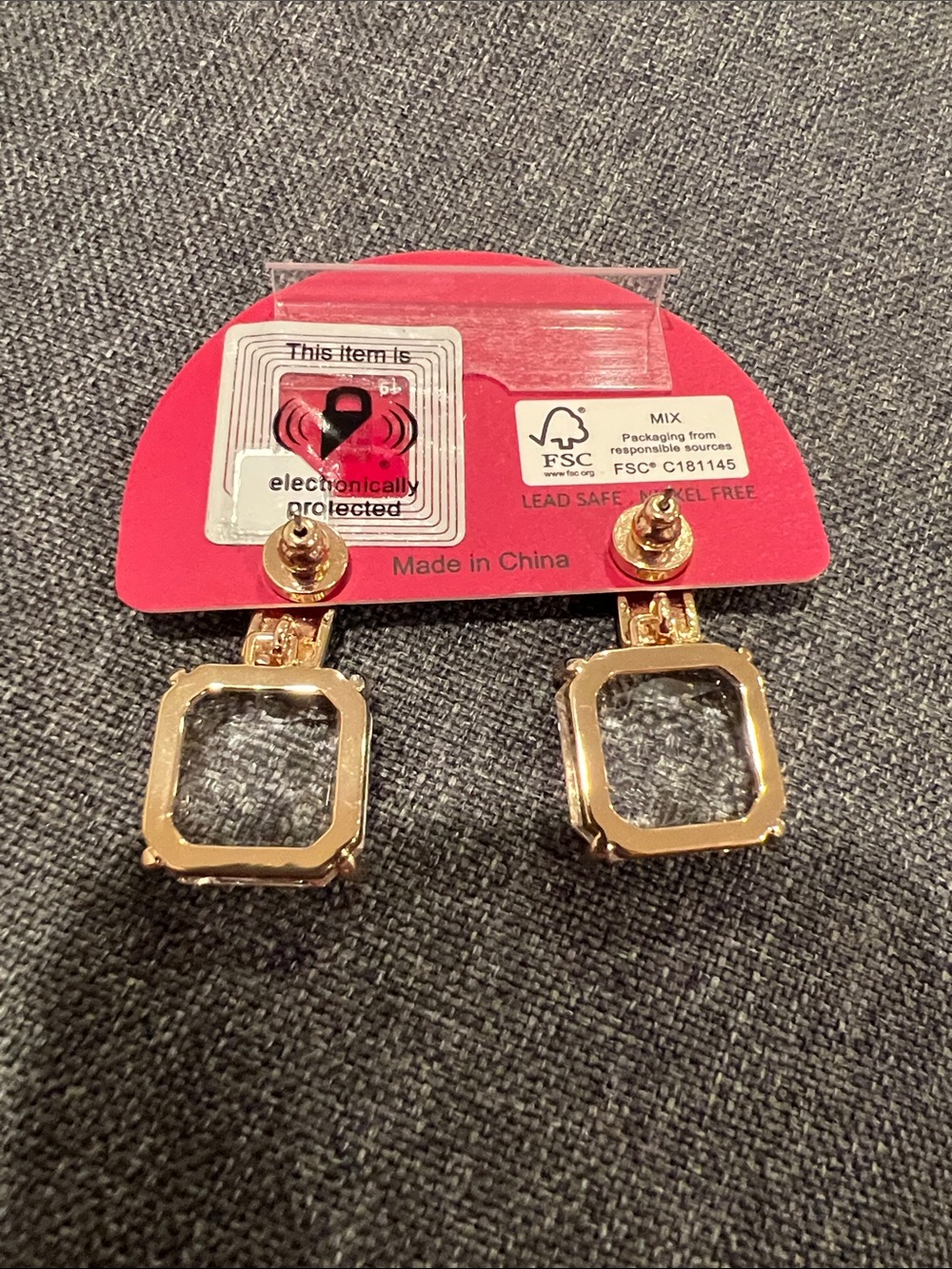 Piper k glass stone earrings - Picture 3 of 4